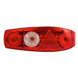 HELLA 2VA 341 419-021 Combination Rearlight Right Crystal clear black/grey for trailer, with bulbs
