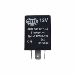 4DB 001 887-041 Flasher Unit - 12V - 4-pin connector - mounting - Electronic - with holder