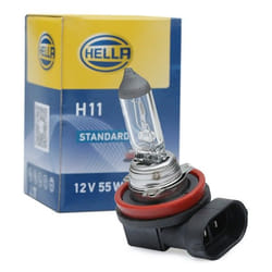 HELLA 8GH 178 555-111 Bulb, spotlight H11 12V 55W Halogen AUDI: A4 B8 Avant, A4 B8 Saloon, A5 B8 Sportback, VOLKSWAGEN: Golf 7, CADDY 4 Kasten
