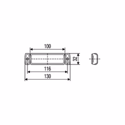 2PS 008 645-991 Side Marker Light - LED - 24V