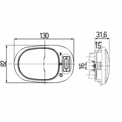 HELLA 2JA 964 916-011 Interior Light K (10W)