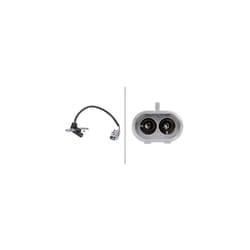 6PU 009 163-741 Sensor, crankshaft pulse - 12V - 2-pin connector - Cable: 245mm