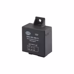 Relay, wipe-/wash interval; HELLA; for MERCEDES-BENZ; 493000001260, 12221232, 0009820723, A0009820723