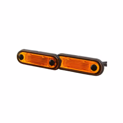 Side Marker Light; HELLA; LED lateral installation 24, 12 Screw Connection, Fitting; 12986584, 1528561, ETZXXX911254, E24004, ...