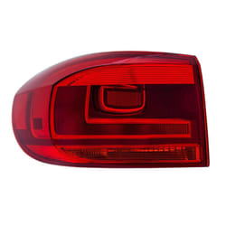 HELLA 2SD 010 738-111 Rear light Left Outer section P21W, W5W 12 with bulb holder VOLKSWAGEN: Tiguan II, Tiguan I