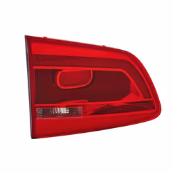 Rear light; HELLA; Left Inner Section H21W, P21W, W16W 12 white/red with bulbs with bulb holder; for VW; E12923, 1T0945093