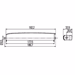 HELLA 2PT 980 850-001 Daytime Running Light