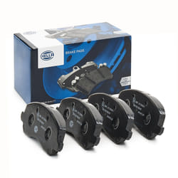 HELLA 8DB 355 009-671 Brake pad set with acoustic wear warning MITSUBISHI: OUTLANDER 3, ASX Off-Road, Lancer 8 Limousine, JEEP: Compass