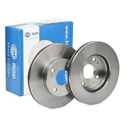 HELLA Brake disc MAZDA: MX-5 I, FAMILIA 4 18mm 04/05 100mm internally vented 8DD 355 103-171 B4583325XA,KDX503325X,B25Y3325XB,NA0133251A,NA013325A
