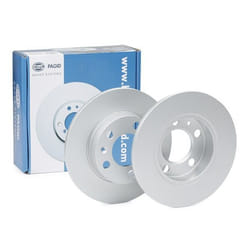 HELLA Brake disc VOLKSWAGEN: Golf 4, Polo V Hatchback, Polo IV Hatchback, AUDI: TT Coupe, A1 Hatchback, A1 Sportback, SKODA: Rapid Spaceback, Fabia 2