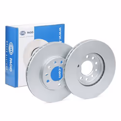Brake disc; HELLA; PRO; 280 25 05/08 110 internally vented Coated; for VAUXHALL, OPEL, CHEVROLET; 52431PRO, 09117678, 569060, ...