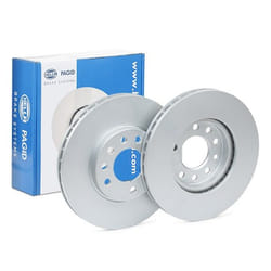 HELLA Brake disc VAUXHALL: Astra Mk5, Zafira Mk2, Astravan Mk5, OPEL: Zafira B, Astra H Caravan PRO 25mm 05/08 110mm internally vented Coated 52431PRO