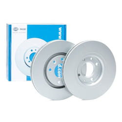 HELLA Brake disc PEUGEOT: 3008 I, Partner II Van, 2008 Estate, CITROËN: DS3 Hatchback, C3 Picasso, C3 Aircross 2, DS: DS3 Hatchback PRO 1606401480