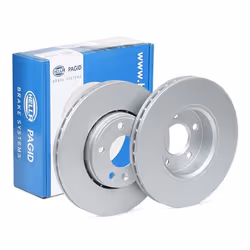 Brake disc; HELLA; PRO; 306 28 05/06 118 Externally Vented Coated; for VAUXHALL, RENAULT, NISSAN, OPEL; 54160PRO, 4408275, MB ...