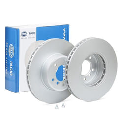 HELLA Brake disc BMW: 5 Saloon, 5 Touring, 6 Coupe PRO 30mm 05/06 120mm internally vented Coated 8DD 355 109-921 34116753221,34116767269,34116864905