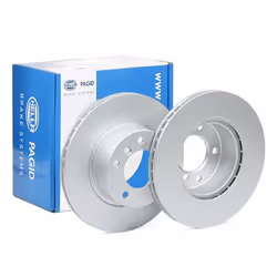 Brake disc; HELLA; PRO; 292 22 05/06 120 internally vented Coated; for BMW; 34116764641, 34116854997, 6764641, 6854997, 34116 ...