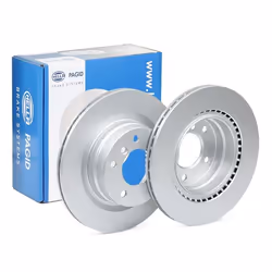 Brake disc; HELLA; PRO; 300 19,9 05/06 120 internally vented Coated; for BMW; 34216764651, 34216792227, 34216855007, 6764651, ...