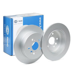 HELLA Brake disc TOYOTA: RAV4 II Off-Road PRO 9mm 05/08 114,3mm solid Coated 8DD 355 118-721 720060009,54441PRO,S3502110,4243142040,4243142041