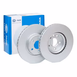 Brake disc; HELLA; PRO; 300 28 05/06 108 internally vented Coated; for VOLVO, LAND ROVER, FORD; 1379965, 1384689, 1405510, 14 ...