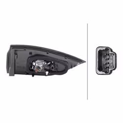 HELLA 2TZ 011 662-041 Rear light Right Inner Section LED, W16W 12, 24 with bulb