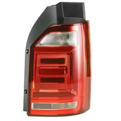HELLA 2SK 012 337-071 Rear light Left LED 12 dark grey, red with bulb holder VOLKSWAGEN: Transporter 6, Multivan 6