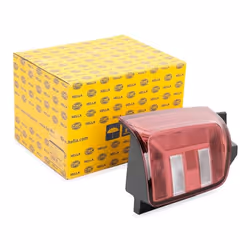 Rear light; HELLA; Left P21/5W, W21W, W5W 12 with bulbs with bulb holder; for VOLKSWAGEN, VW; E87574, 7E0945095Q, 7E0945095T