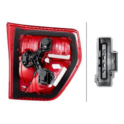 HELLA 2TZ 354 823-041 Rear light Right Inner Section H21W, P21W, R5W without bulbs with bulb holder