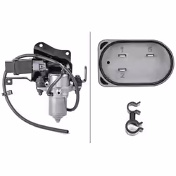 Vacuum Pump; HELLA; with holder with damping; for VAUXHALL, OPEL, CHEVROLET; 13275079, 13275080, 20914522, 0545105, 0545271