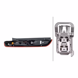 HELLA 2SD 354 816-021 Rear light Right Upper section LED, PR21W, PY21W without bulb, without bulb holder FORD: Focus 2