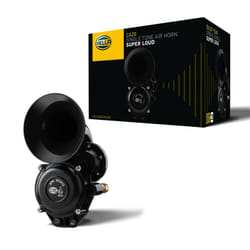 HELLA 013410011 Black 1224V Air 1-Tone BX Horn Kit