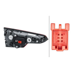 HELLA 2SA 012 249-081 Rear light Right Inner Section W16W with bulb holder AUDI: A4 B9 Saloon