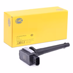 Ignition coil; HELLA; 3 12 Flush-Fitting Pencil Ignition Coils; for NISSAN; 7701065086, 22448CJ00A, 22448ED800, 22448ED800EP, ...