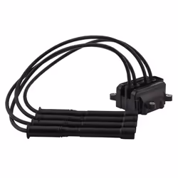 Ignition coil; HELLA; 4 12 including ignition coil cable, Block Ignition Coil; for RENAULT, DACIA; 8200360911, 8200702693, 25 ...