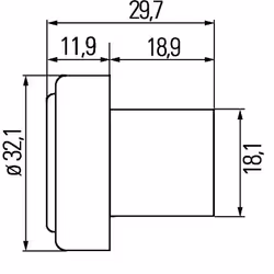 HELLA 2BM 340 825-321 Auxiliary Indicator