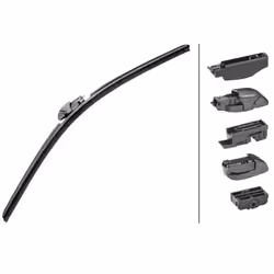 Wiper blade; HELLA; Cleantech; 450 Front Beam for left-hand drive vehicles 18; for PEUGEOT, HYUNDAI, VAUXHALL, BMW, MERCEDES- ...