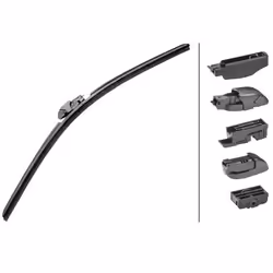 Wiper blade Hella Cleantech 9XW 358 053-201 500mm Front Beam for left-hand drive vehicles 20Inch BMW: X5, X3, 1 Hatchback, AUDI: A5 B8 Coupe