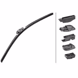 Wiper blade; HELLA; Cleantech; 525 Front Beam for left-hand drive vehicles 21; for VOLKSWAGEN, AUDI, SKODA, MERCEDES-BENZ, HO ...