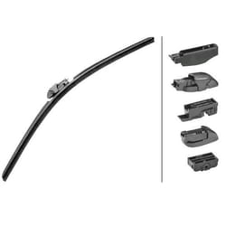 Wiper blade Hella Cleantech 9XW 358 053-211 525mm Front Beam for left-hand drive vehicles 21Inch VOLKSWAGEN: Polo IV Hatchback, Transporter 5