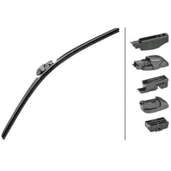 Wiper blade Hella Cleantech 9XW 358 053-231 575mm Front Beam for left-hand drive vehicles 23Inch BMW: 5 Saloon, 5 Touring, 3 Saloon