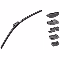 Wiper blade Hella Cleantech 9XW 358 053-241 600mm Front Beam for left-hand drive vehicles 24Inch MERCEDES-BENZ: E-Class Saloon, A-Class