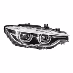 Headlights; HELLA; Right LED LED 12 for left-hand traffic; for BMW; 63117419632, 7419632