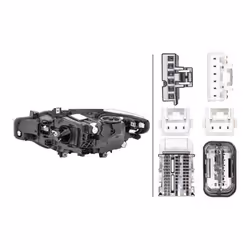 HELLA 1LX 012 102-941 Headlights Right LED LED 12 for left-hand traffic BMW: 3 Saloon, 3 Touring