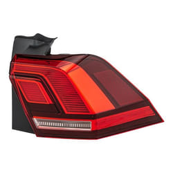 HELLA 2SD 012 519-041 Rear light Right Outer section, Upper section LED, WY21W 12 red with bulb, with bulb holder VOLKSWAGEN: Tiguan II