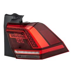 HELLA 2SD 012 521-061 Rear light Right Outer section, Upper section LED 12 smoke grey, red with bulb holder VOLKSWAGEN: Tiguan II, Tiguan Allspace