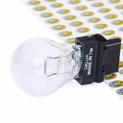 Light Bulbs; HELLA; 12 27 P27W Halogen; for CHEVROLET, TOYOTA, HYUNDAI, DODGE, CADILLAC
