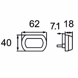 HELLA 2BM 013 336-001 Auxiliary Indicator