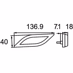 HELLA 2BM 013 338-021 Auxiliary Indicator