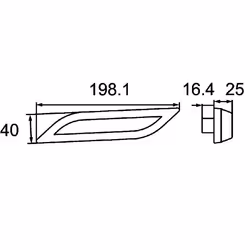 HELLA 2BM 013 339-041 Auxiliary Indicator