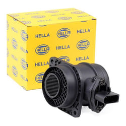 HELLA 8ET 009 149-361 Mass air flow sensor VOLKSWAGEN: Golf 5, Transporter 5, Golf 4, AUDI: A3 Sportback, A3 Hatchback, A3 Convertible