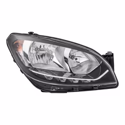 Headlights; HELLA; Right H7/H7, PY21W, LED Halogen 12 for right-hand traffic; for SKODA; 1ST941006